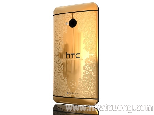 HTC One mạ vàng bạch kim
